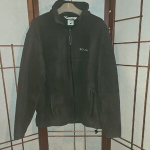 Columbia Black Full-Zip Fleece Jacket